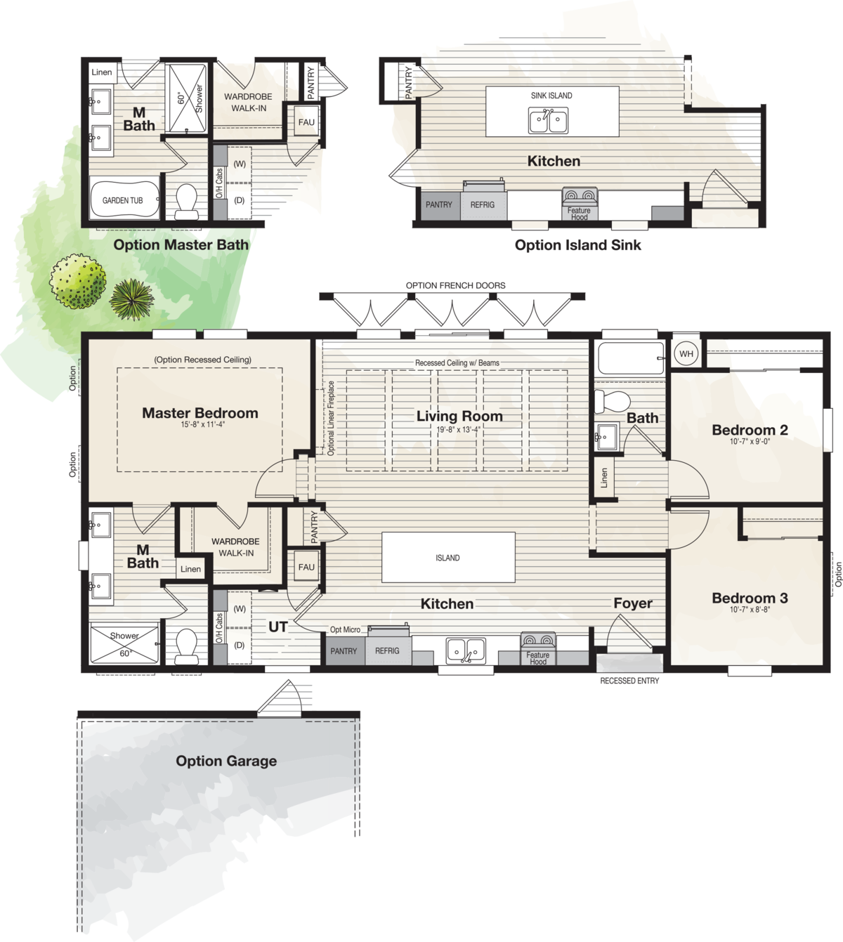 The CORONADO 2452G Floor Plan