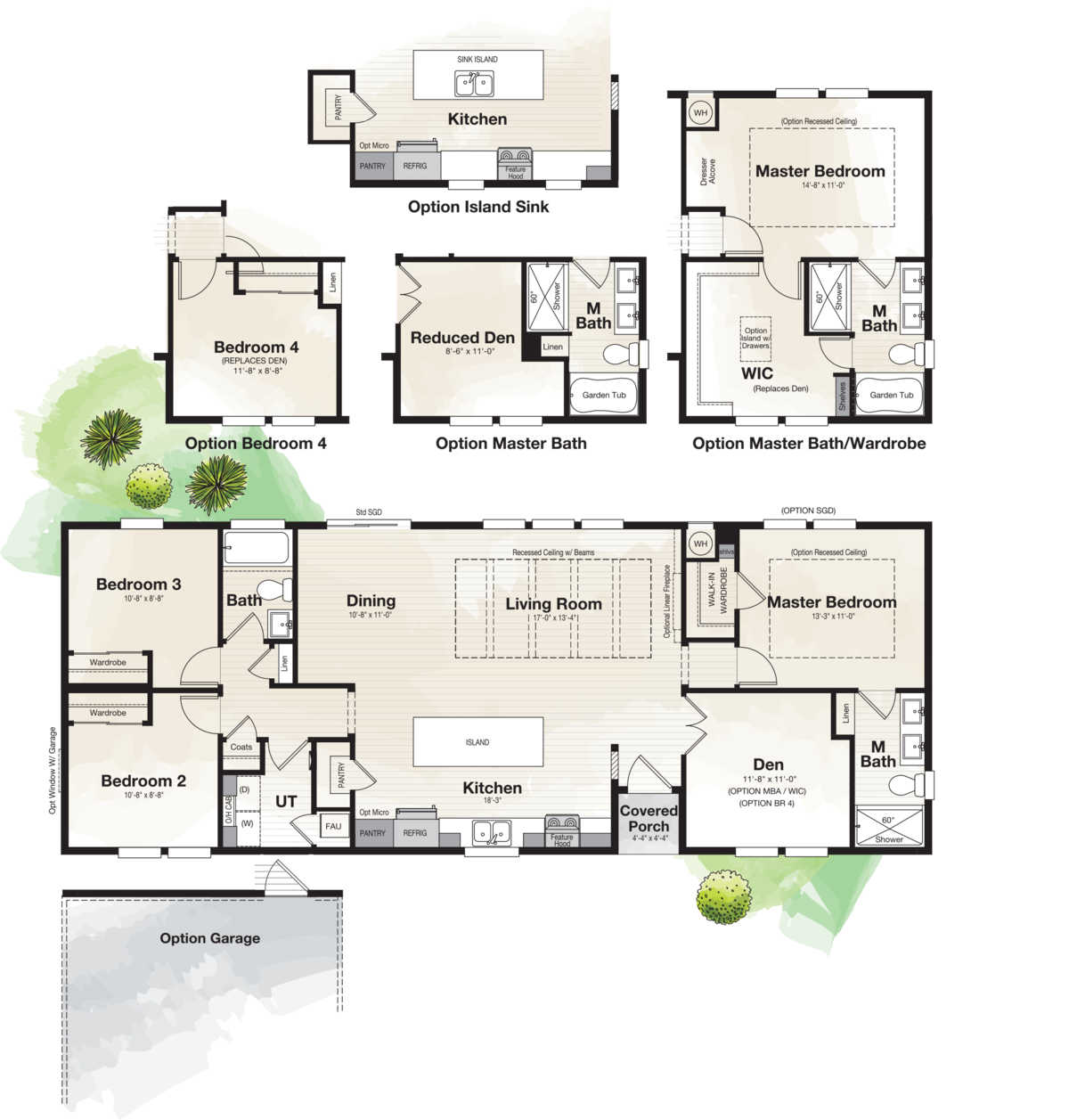 The CORONADO 2462A Floor Plan
