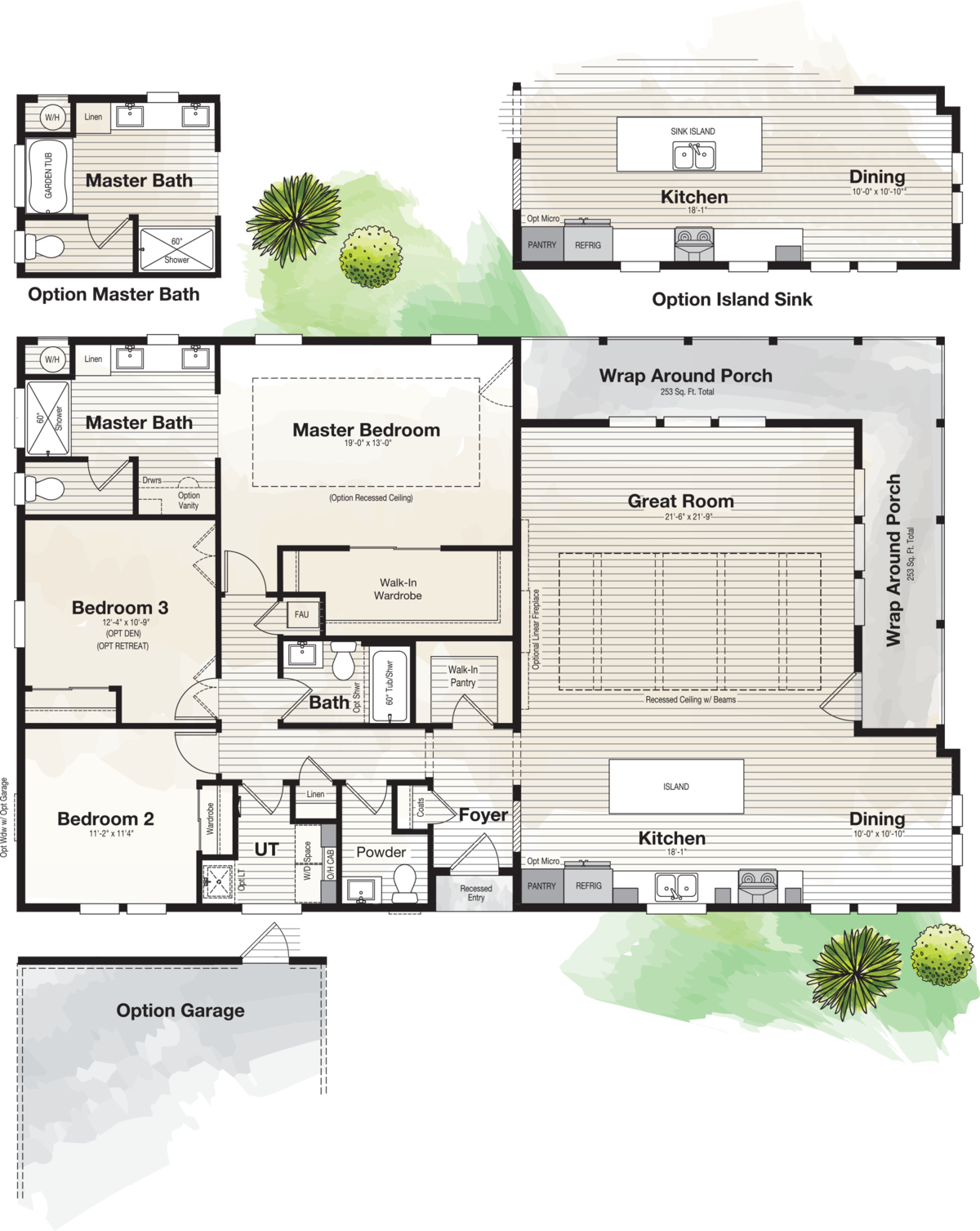 The CORONADO 3760A Floor Plan