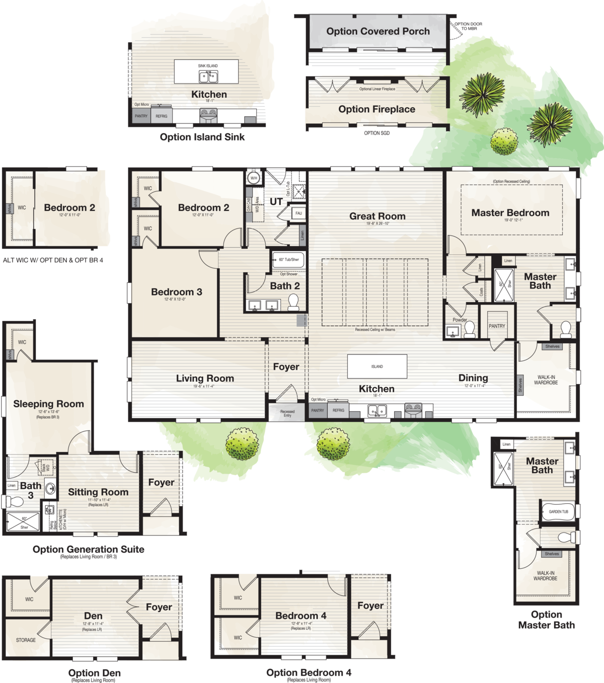 The CORONADO 3766A Floor Plan